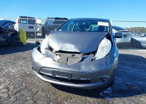 2014 Nissan Leaf Sv z USA, uszkodzony, nr VIN 1N4AZ0CP7EC339384